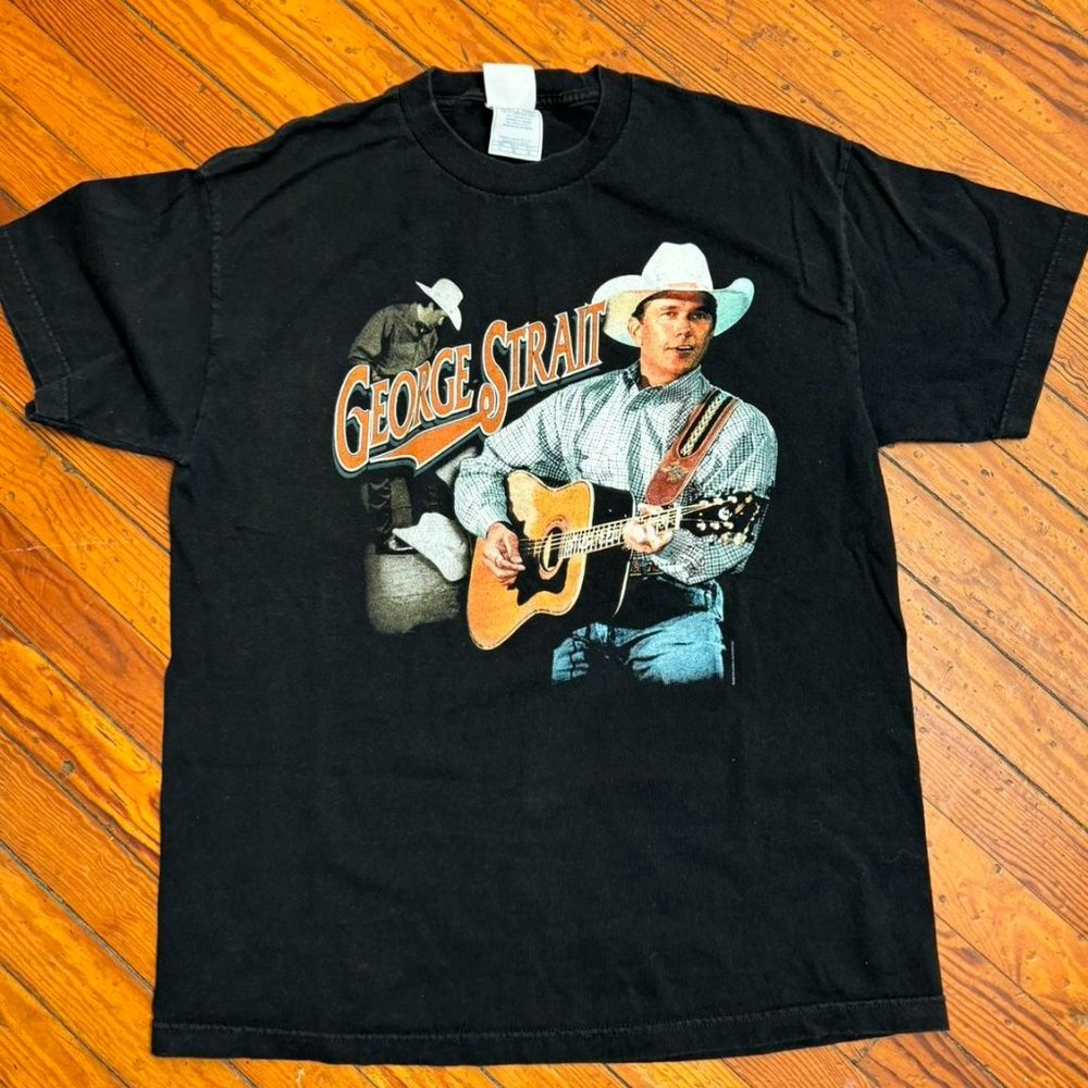 Vintage 2002 George Strait country music t shirt